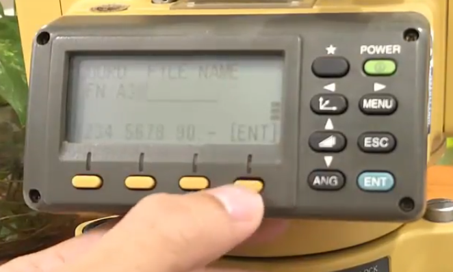 đặt tên file trên máy toàn đạc