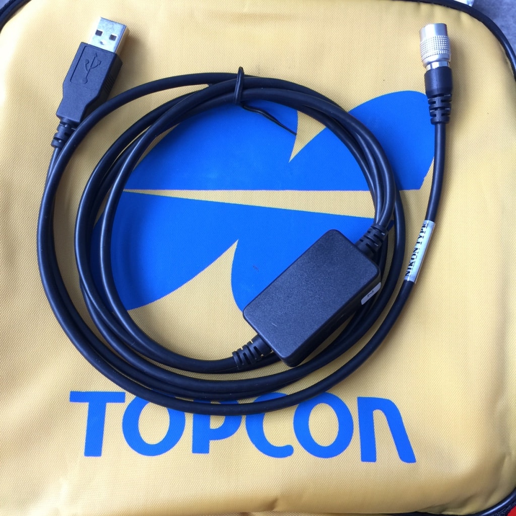dây cáp trút dữ liệu cổng usb máy toàn đạc topcon
