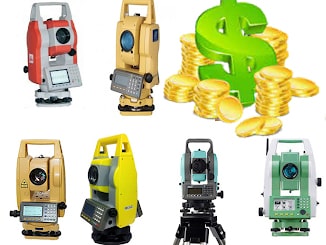 Giá các thiết bị toàn đạc có thể dao động từ vài chục triệu đến hơn 100 triệu đồng
