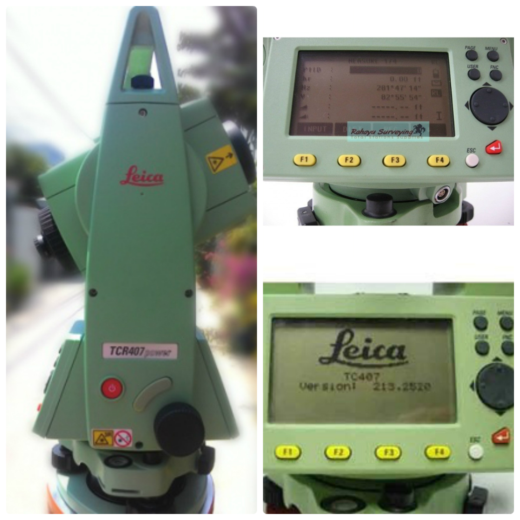 Leica TC/ TCR 407 xứng đáng là sản phẩm nổi bật của hãng máy đo đạc Leica