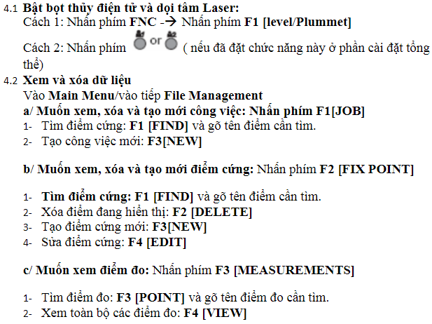 thao tác thông dụng