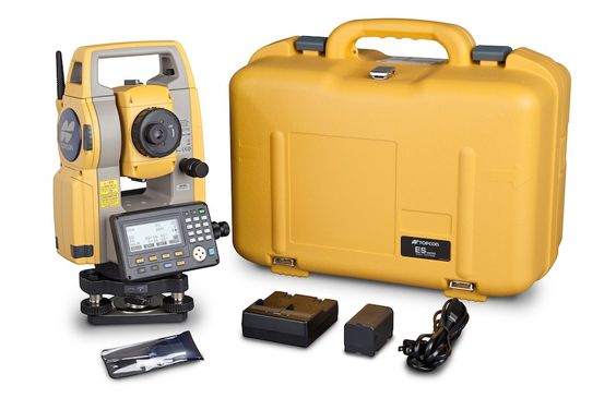 trọn bộ máy toàn đạc topcon es 105c cũ