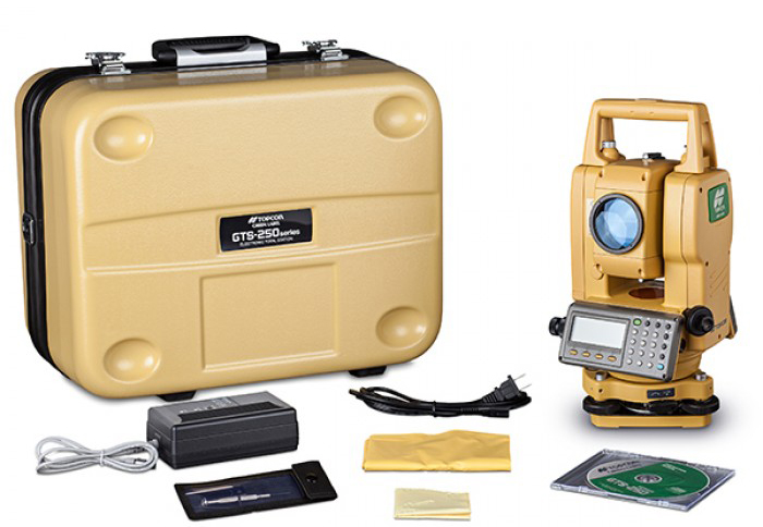 trọn bộ máy toàn đạc topcon gts 255n